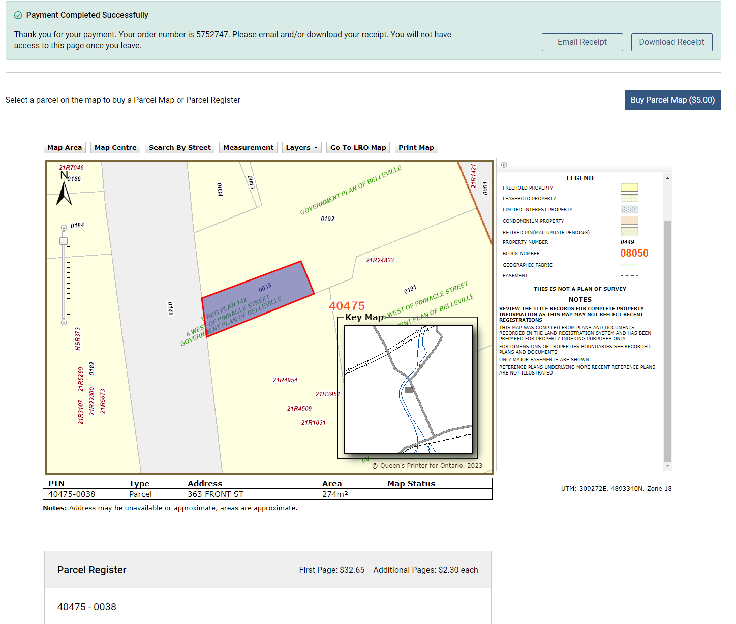 How To Find Who Owns A Property In Ontario Open Council   Ontario Land Registry Access 5 To View Map 